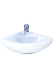 Рукомойник белый РАДИАН угловой с отв. 403х332х158  SANTERI (Воротынск)