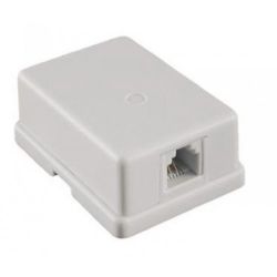 Розетка телеф. евро 1 гнездо 6р4с