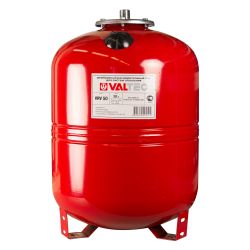 Бак расширительный для отопления вертикальный 100л красный  VALTEC