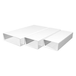 Воздуховод плоский ПВХ 60х120мм 0,5м  ЭРА