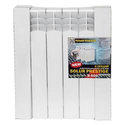 Радиатор биметаллический SOLUR PRESTIGE 500/  80    6 секц.