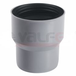 Переход с чуг. на пластик с манжетой 124х110  VALFEX