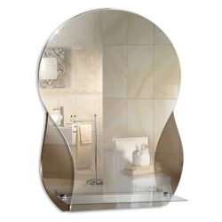 Зеркало  415 х 575мм 1 полочка ФОРУМ  MIXLINE