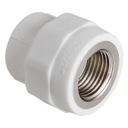 Муфта комб. 20 -   1/2" ВР PPR белый  VALTEC