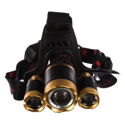 Фонарь налобный  акк ULTRAFLASH  Е1333 (4 режима, 3свд, черный)