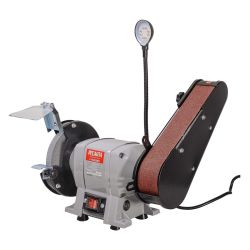 Станок точильно-шлифовальный  РЕСАНТА  Т-150/350Л  (350Вт,круг 150х16х12,7мм, лента 686х50 мм)