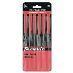 Набор надфилей  180мм,  6шт  MATRIX