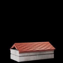 Парапет Everest  с посадкой на 1,0 кирпич красный