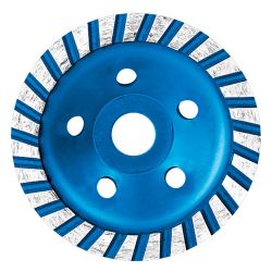 Чашка зачистная алмазная 125мм 1-рядная Турбо  MOS (узкие сегменты)