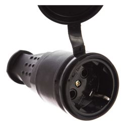 Штепсельный разъём с/з с заглушкой UNIVersal
