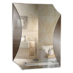 Зеркало  495 х 685мм 1 полочка ПАРУС  MIXLINE