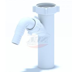 Отвод для стиральной машины 40 мм  АНИПЛАСТ