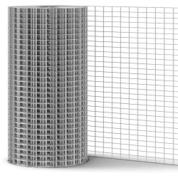 Сетка садовая сварная оцинк ячейка 25х50мм, д-1,6мм, 1,0 х 50м