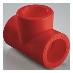 Тройник   25 PPR красный  РВК AntiFire