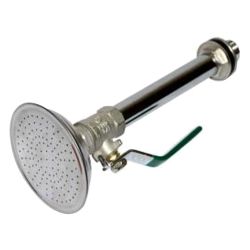 Комплект летнего душа нерж. с краном