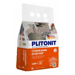Смесь кладочная   4,0кг  PLITONIT ОгнеУпор