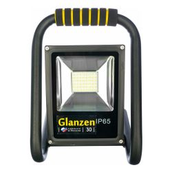 Прожектор светодиодный переносной  30Вт, IP65  GLANZEN