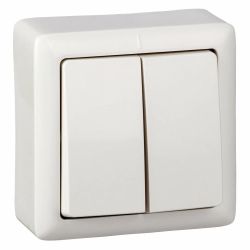 Выключатель 2-ой о/п SCHNEIDER ELECTRIC Хит белый