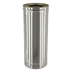 Сэндвич - труба (К), ф150/220, 1м, нерж 1мм/оцинк.  СТАЛЬ-МАСТЕР