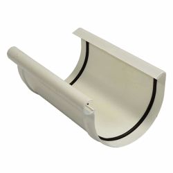 Соединитель желоба D125мм  NORDSIDE белый
