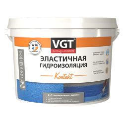 Гидроизоляция   6,0кг эластичная с кварцевым песком  ВГТ KONTAKT