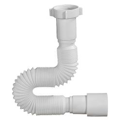 Гофра для сифона 40х40/50  ОРИО 220–370мм