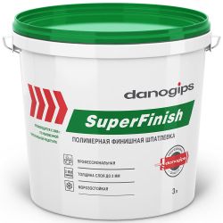 Шпатлевка полимерная финишная   5,0кг  DANOGIPS Суперфиниш (Шитрок)