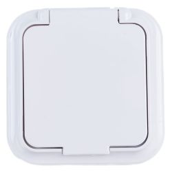 Розетка 1-ая о/п с/з с крышкой Пралеска Аква  BYLECTRICA