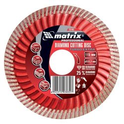 Круг отрезной алмазный 230 х 22 сегм. сухая резка турбо MATRIX