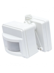 Датчик движения прожекторный 1200Вт, 120*,  12м белый  ЭРА