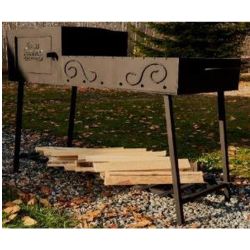 Мангал металлический 1000х900х400 толщина стали 5мм ЭЛЬБРУС