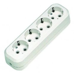 Колодка 4-ая с/з MAKEL белый