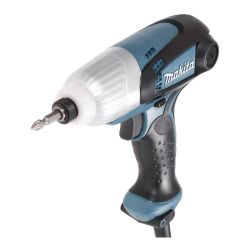Шуруповерт сетев.ударный MAKITA  TD0101  (230Вт,макс диам шурупа 6мм,0-3600об/мин,100Нм,1.0кг)
