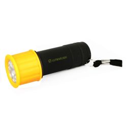 Фонарь  ULTRAFLASH LED 15001-В (желтый с черным)
