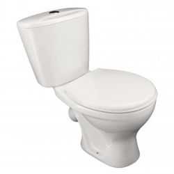 Унитаз белый ОПТИМА-СТАНДАРТ компакт, сиденье Псков  ЛЗСФ