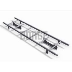 Комплект лестница кровельная BORGE 1,8 м,  цинк. 