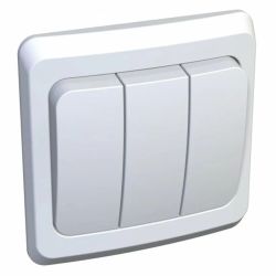 Выключатель 3-ой с/п SCHNEIDER ELECTRIC Этюд белый