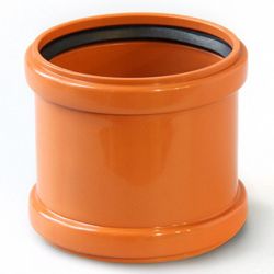 Муфта 160 двухраструбная наруж.  VALFEX