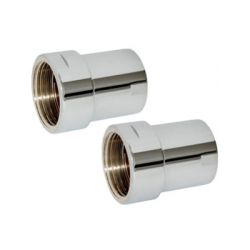 Муфта стяжная    3/4"х  1" г/г хром