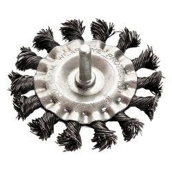 Щетка дисковая для дрели крученая (пров. 0,5мм)   75мм  MATRIX 