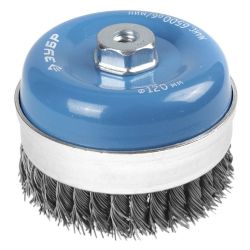 Щетка чашечная крученая для УШМ 120мм (пров. 0,5мм) гайка М14  ЗУБР ЭКСПЕРТ
