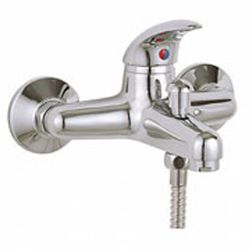 Смеситель ванн.-душ. 35 карт.  LEDEME  короткий излив