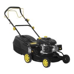 Газонокосилка бензиновая  HUTER GLM-5.0 S  (5.0 л.с., высота среза 25-75 мм, ширина среза 460 мм)