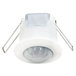 Датчик движения встраиваемый в потолок 1200Вт, 360*,   6м белый  FERON