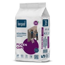 Шпатлевка гипсовая универсальная   5,0кг  BERGAUF Fugen Gips