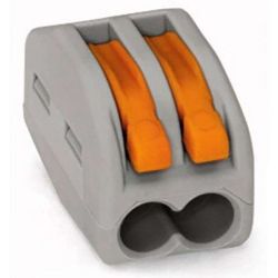 Клеммник  GENERAL GTER1-02  2, с рычажком