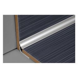 Раскладка для отделки внутренних углов 9мм х 2,7м алюминий 001  ЛУКА