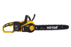Пила аккум.цепная   HUTER ELS-40-4 Li   (40В (2х20В), 4 Ач , шина 16", цепь 3/8", 5.55кг)