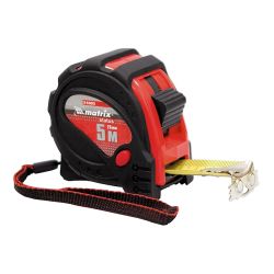 Рулетка   3,0м х 16мм  MATRIX Status Magnet  обрезин. корпус, зацеп с магнитом, тройная фиксац.