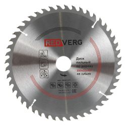 Диск пильный по дереву 250 х 32/30мм. 60 зубьев REDVERG 